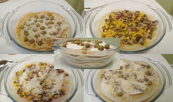 Zapekané palacinky na slano (fotorecept) - obrázok 4