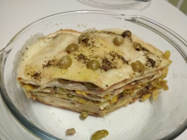 Zapekané palacinky na slano (fotorecept) - obrázok 6