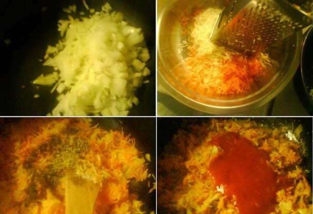 Pikantné slimáky s pizza náplňou (fotorecept) - obrázok 1