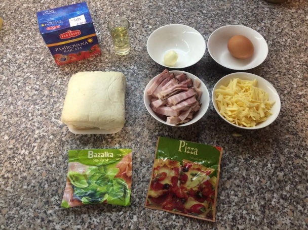 Pizza mini-kolieska (fotorecept) - obrázok 1