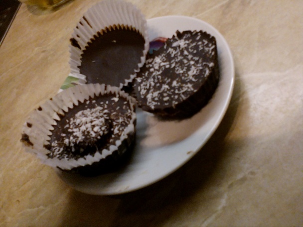 Čokoládovo-kokosové košíčky - obrázok 3