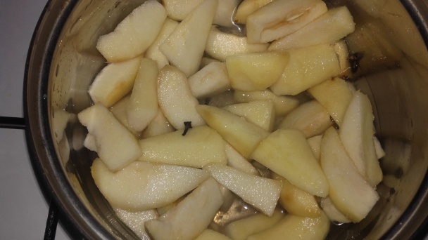 Hruškový koláč s čokoládou (fotorecept) - obrázok 4