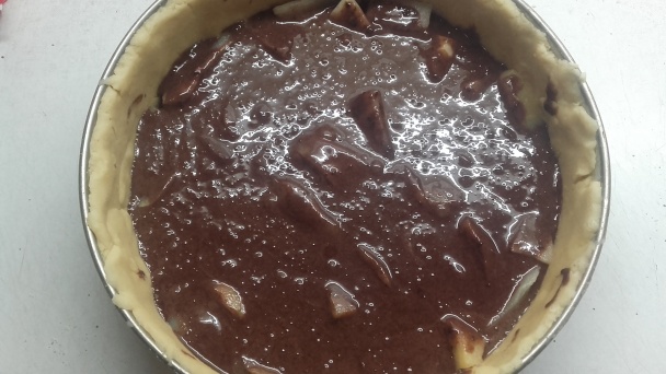 Hruškový koláč s čokoládou (fotorecept) - obrázok 6