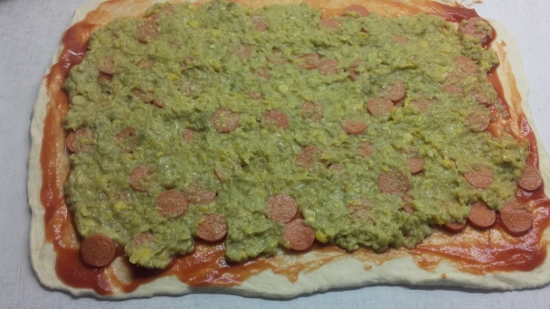 Hráškovo-kukuričné trojuholníčky (fotorecept) - obrázok 5