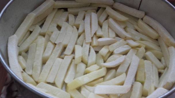 Hranolkový koláč s hubami (fotorecept) - obrázok 1