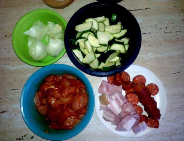 Zbojnícky špíz s tekvicovým pyré - obrázok 1