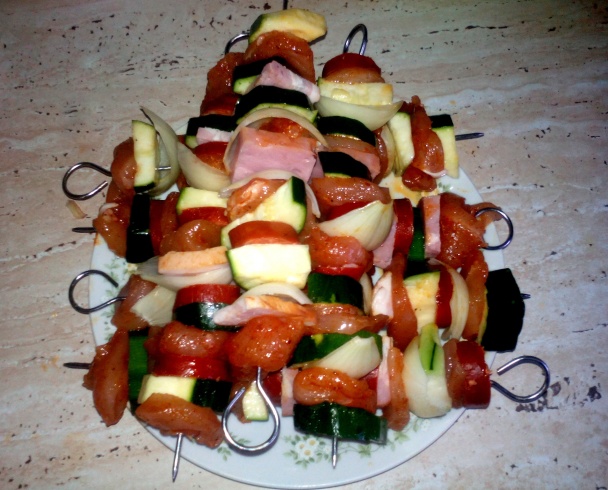 Zbojnícky špíz s tekvicovým pyré - obrázok 3