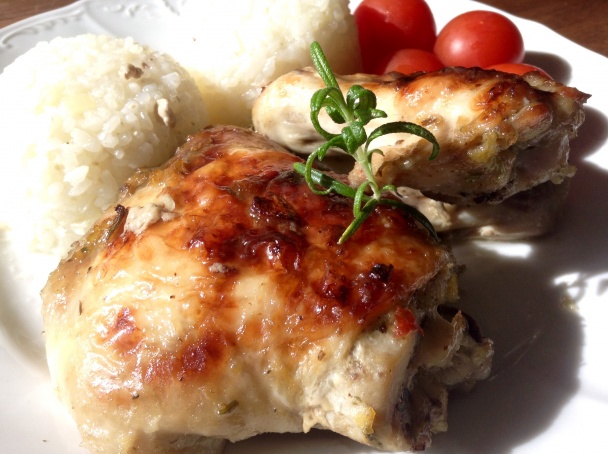 Cesnakovo-bylinkové kura (fotorecept) - obrázok 5