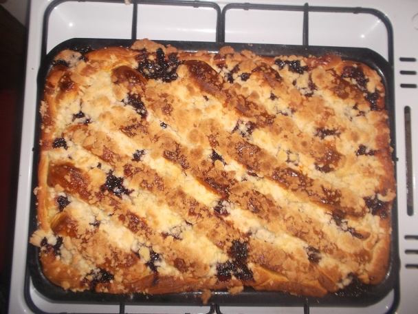 Kysnutý tvarohovo-lekvárový koláč s mrveničkou (fotorecept) - obrázok 9