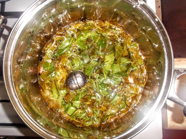 Kvašničkový prívarok s volským okom a varenými zemiakmi (fotorecept) - obrázok 4