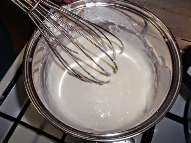 Kvašničkový prívarok s volským okom a varenými zemiakmi (fotorecept) - obrázok 6