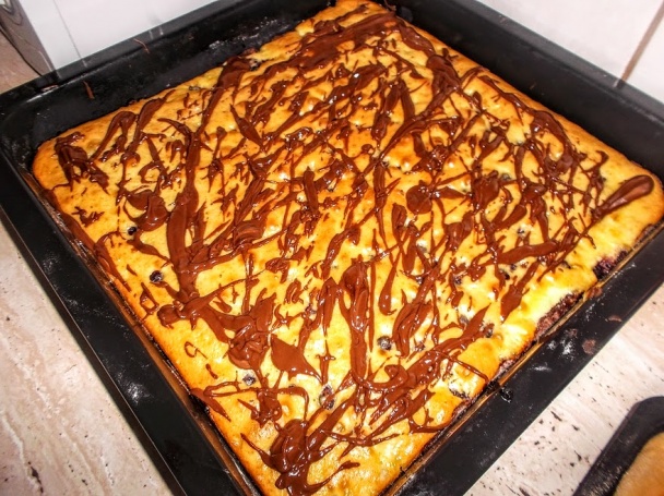 Tvarohovo-ríbezľový koláč s dvojakým cestom (fotorecept) - obrázok 7