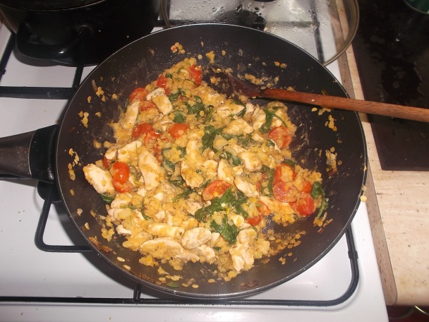 Kuracie prsia so špenátom a s červenou šošovicou (fotorecept) - obrázok 6