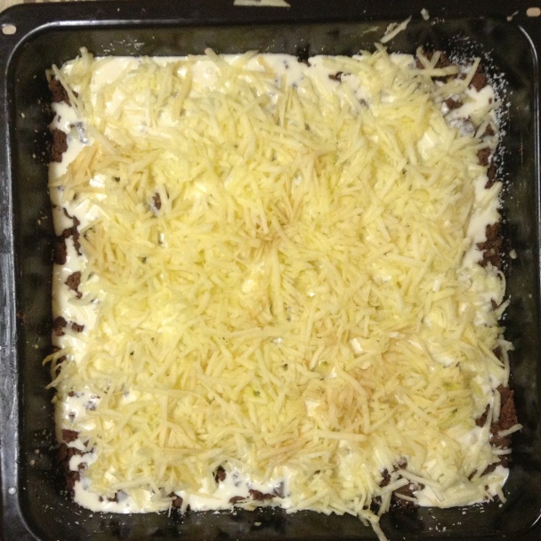 Tvarohovo-jablkový koláč na podstielke z mrveničky (fotorecept) - obrázok 9