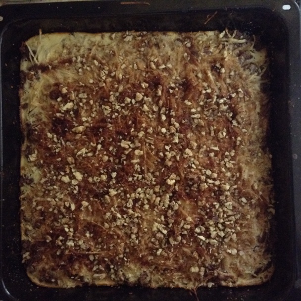 Tvarohovo-jablkový koláč na podstielke z mrveničky (fotorecept) - obrázok 11