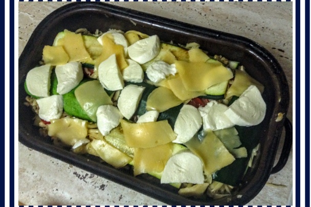 Zapečené cukety s kuracím mäsom, ryžou a paradajkami (fotorecept) - obrázok 8