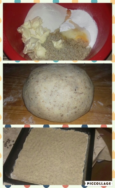 Tvarohový múčnik s orechovým cestom (fotorecept) - obrázok 1