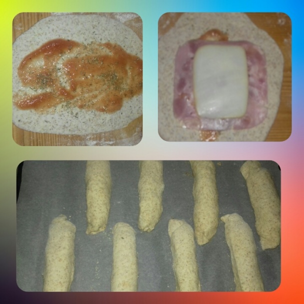 Pizza rožky z tvarohového cesta (fotorecept) - obrázok 4