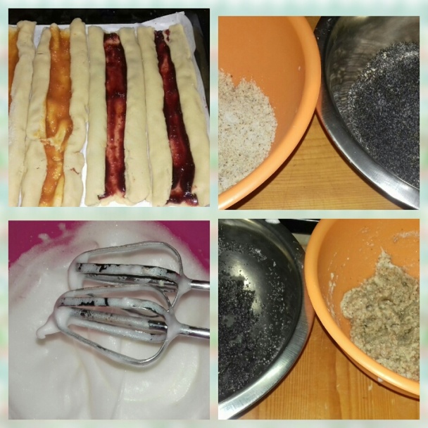 Orechové a makové koláče s lekvárom (fotorecept) - obrázok 3