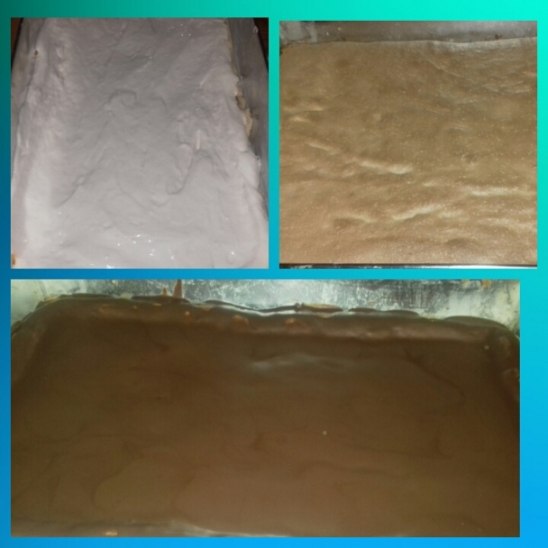 Hnetený orechový koláč s piškótou (fotorecept) - obrázok 6