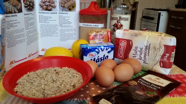 Citrónovo-orechové rezy (fotorecept) - obrázok 1