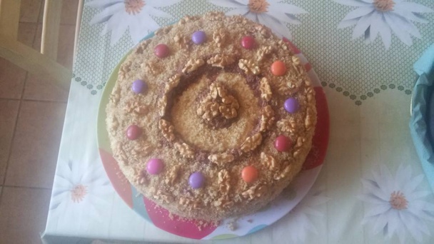 Orechová torta  - obrázok 3