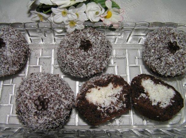 Muffiny s kokosovo-tvarohovou plnkou (fotorecept) - obrázok 5