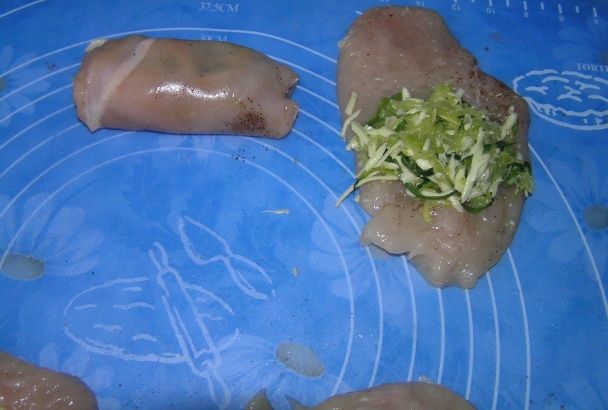 Kuracie závitky plnené cuketou a mozarellou (fotorecept) - obrázok 4