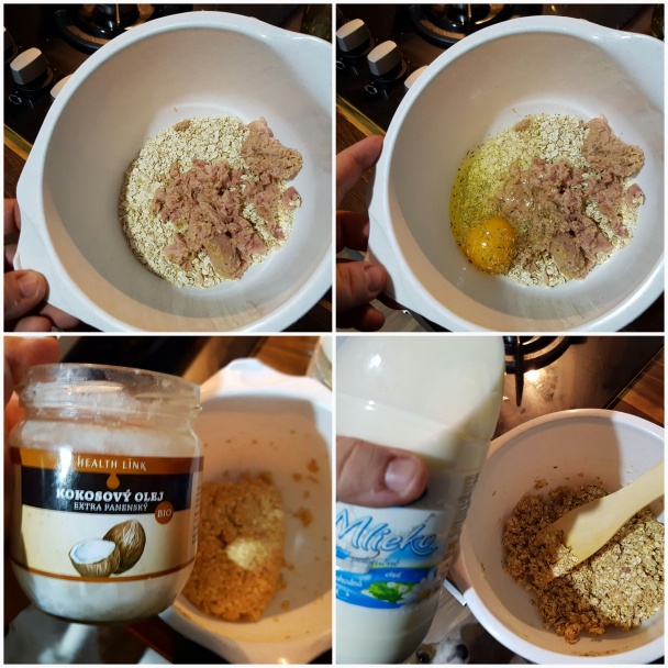 Zdravá pizza z ovsených vločiek a tuniaka - obrázok 1