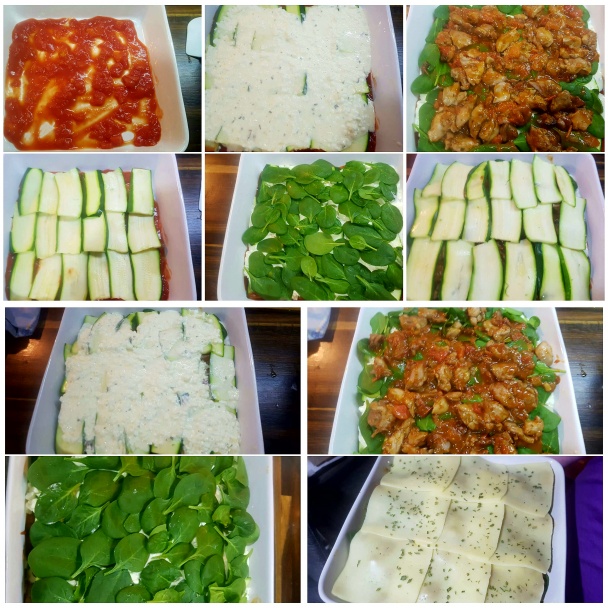 Zdravé lasagne s cuketou a kuracím mäsom (fotorecept) - obrázok 3