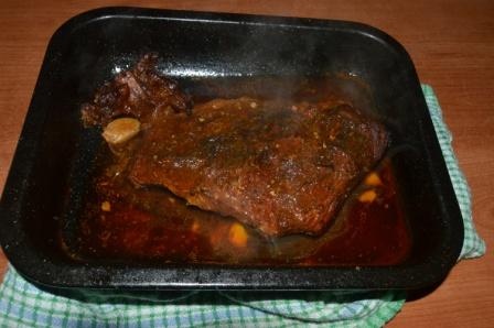 Teľacie mäso s červenou kapustou a so žemľovým knedlíkom (fotorecept) - obrázok 6