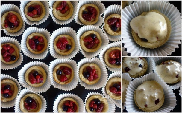 Ovocné košíčky s jahodovou glazúrou (fotorecept) - obrázok 6