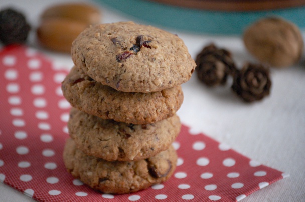 Cookies s čokoládou a brusnicami - obrázok 6