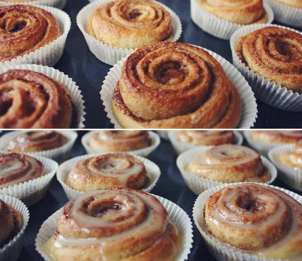Škoricové hniezda s polevou - Cinnamon Rolls (fotorecept) - obrázok 4