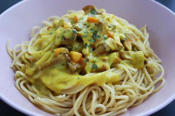 Špagety s kuriatkovou omáčkou (fotorecept) - obrázok 9