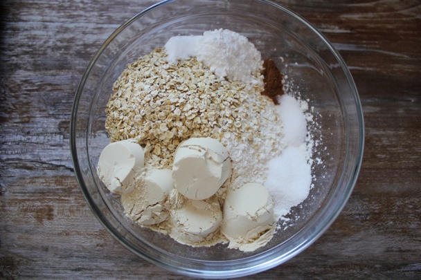 Ovsené proteínové lievance s čučoriedkami (fotorecept) - obrázok 1