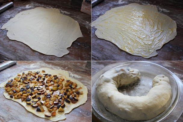 Babkin slivkový koláč a závin (fotorecept) - obrázok 5