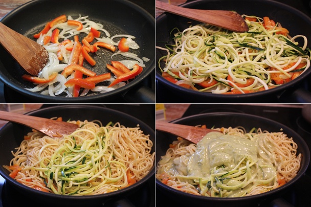 Cuketové špagety s avokádovým pestom (fotorecept) - obrázok 3