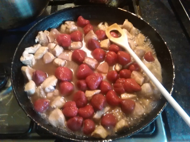 Kuracie s jahodami (fotorecept) - obrázok 2