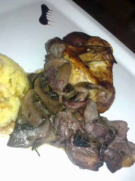 Poulet au vin (kurča na víne) (fotorecept) - obrázok 8