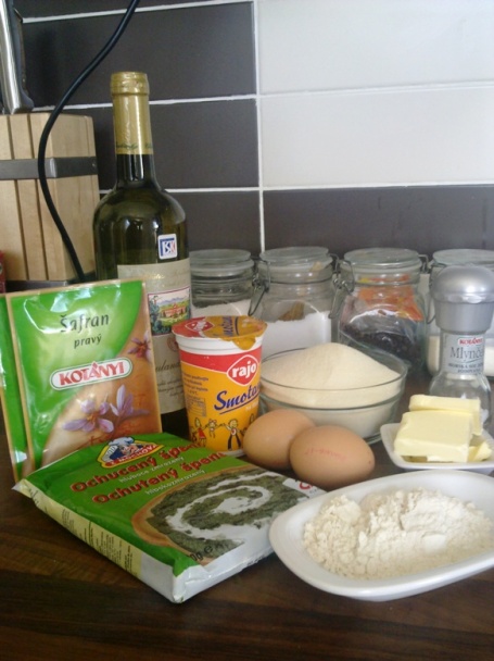 Špenátové rezance so šafranovo-smotanovou omáčkou (fotorecept) - obrázok 1