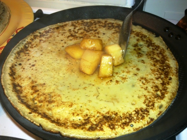 Dezert crêpes flambé - flambované palacinky (fotorecept) - obrázok 9