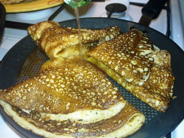 Dezert crêpes flambé - flambované palacinky (fotorecept) - obrázok 10