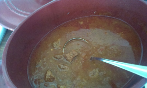 Maďarský guláš s českými nokerlami - obrázok 3