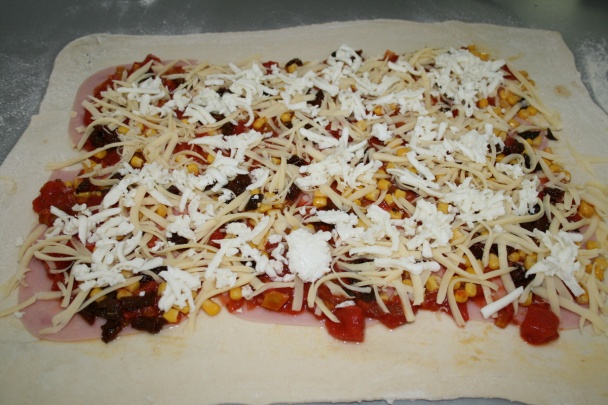 Šunkovo-syrová štrúdľa (fotorecept) - obrázok 2