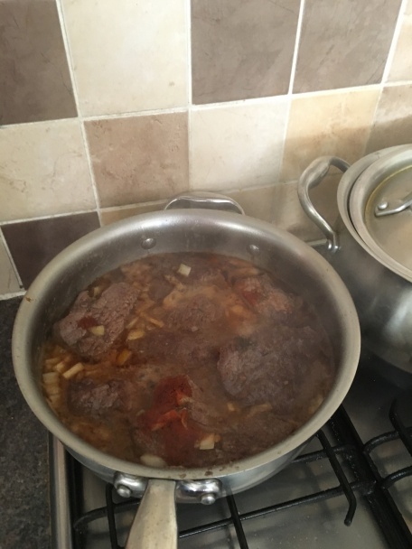 Hovädzia roštenka s tarhoňou (fotorecept) - obrázok 1