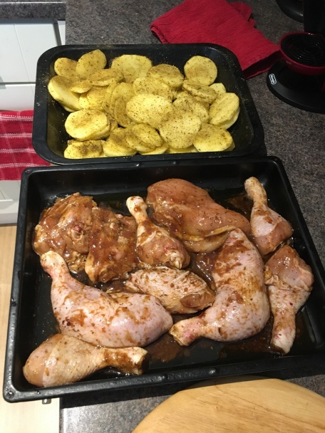 Kuracie stehná marinované - obrázok 1