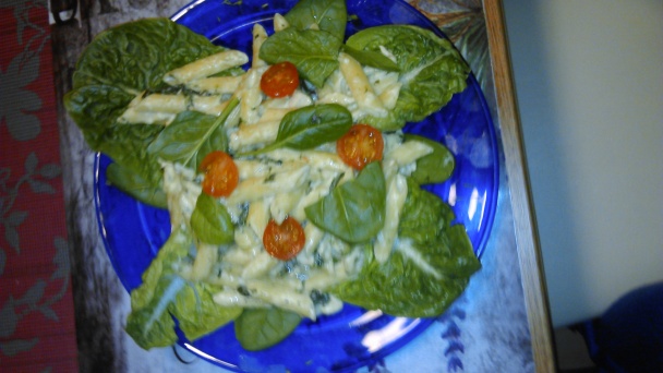 Cestoviny so špenátom a kuracím mäsom - obrázok 2