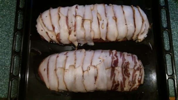 Hovädzia sekaná v slanine - obrázok 2