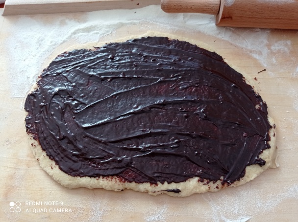 Kysnutý čokoládový koláč (fotorecept) - obrázok 5